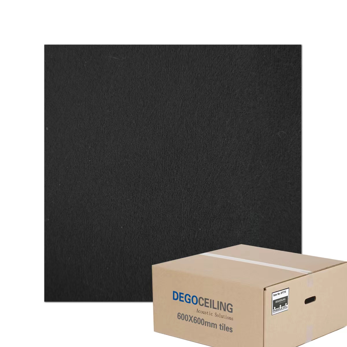 Degophon Black Ceiling Tiles